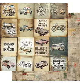 UNIQUELY CREATIVE UNIQUELY CREATIVE WINGS & WHEELS TICKET TO RIDE 12x12 CARDSTOCK