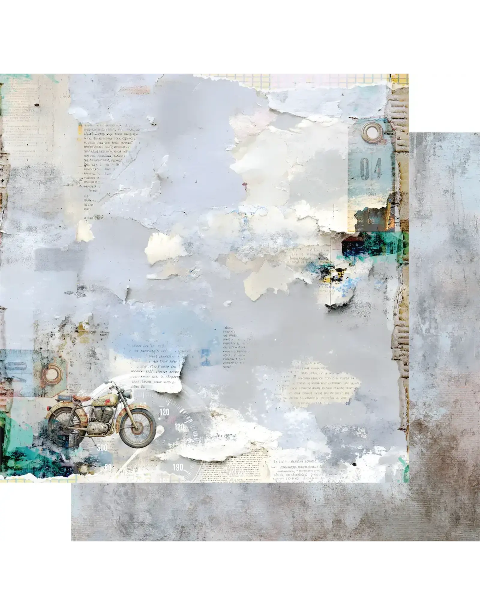 UNIQUELY CREATIVE UNIQUELY CREATIVE WINGS & WHEELS OPEN ROADS 12x12 CARDSTOCK