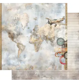 UNIQUELY CREATIVE UNIQUELY CREATIVE WINGS & WHEELS ACROSS THE SEA 12x12 CARDSTOCK