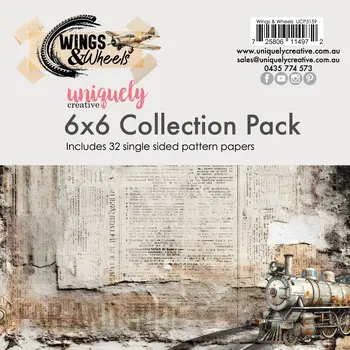 UNIQUELY CREATIVE UNIQUELY CREATIVE WINGS & WHEELS 6x6 COLLECTION PACK