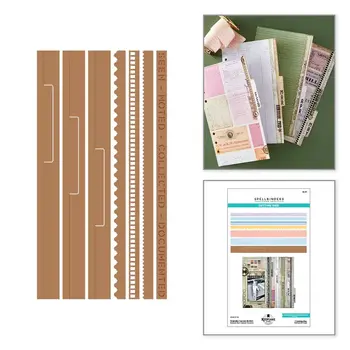 SPELLBINDERS SPELLBINDERS ESTHER GLAS KEEPSAKE CAPSULE BORDERS ETCHED DIE SET