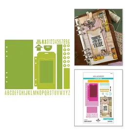 SPELLBINDERS SPELLBINDERS ESTHER GLAS KEEPSAKE CAPSULE PAGE ETCHED DIE SET