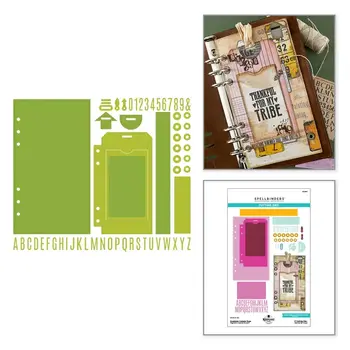 SPELLBINDERS SPELLBINDERS ESTHER GLAS KEEPSAKE CAPSULE PAGE ETCHED DIE SET