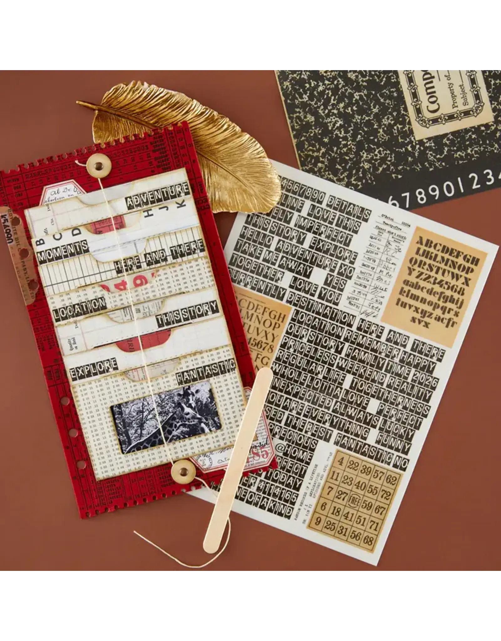 SPELLBINDERS SPELLBINDERS ESTHER GLAS NOTED DETAILS RUB-ON TRANSFERS