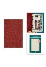 SPELLBINDERS SPELLBINDERS ESTHER GLAS NUMBER FIELD 3D EMBOSSING FOLDER