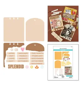 SPELLBINDERS SPELLBINDERS ESTHER GLAS TORN EDGES CARDLAB ETCHED DIE SET