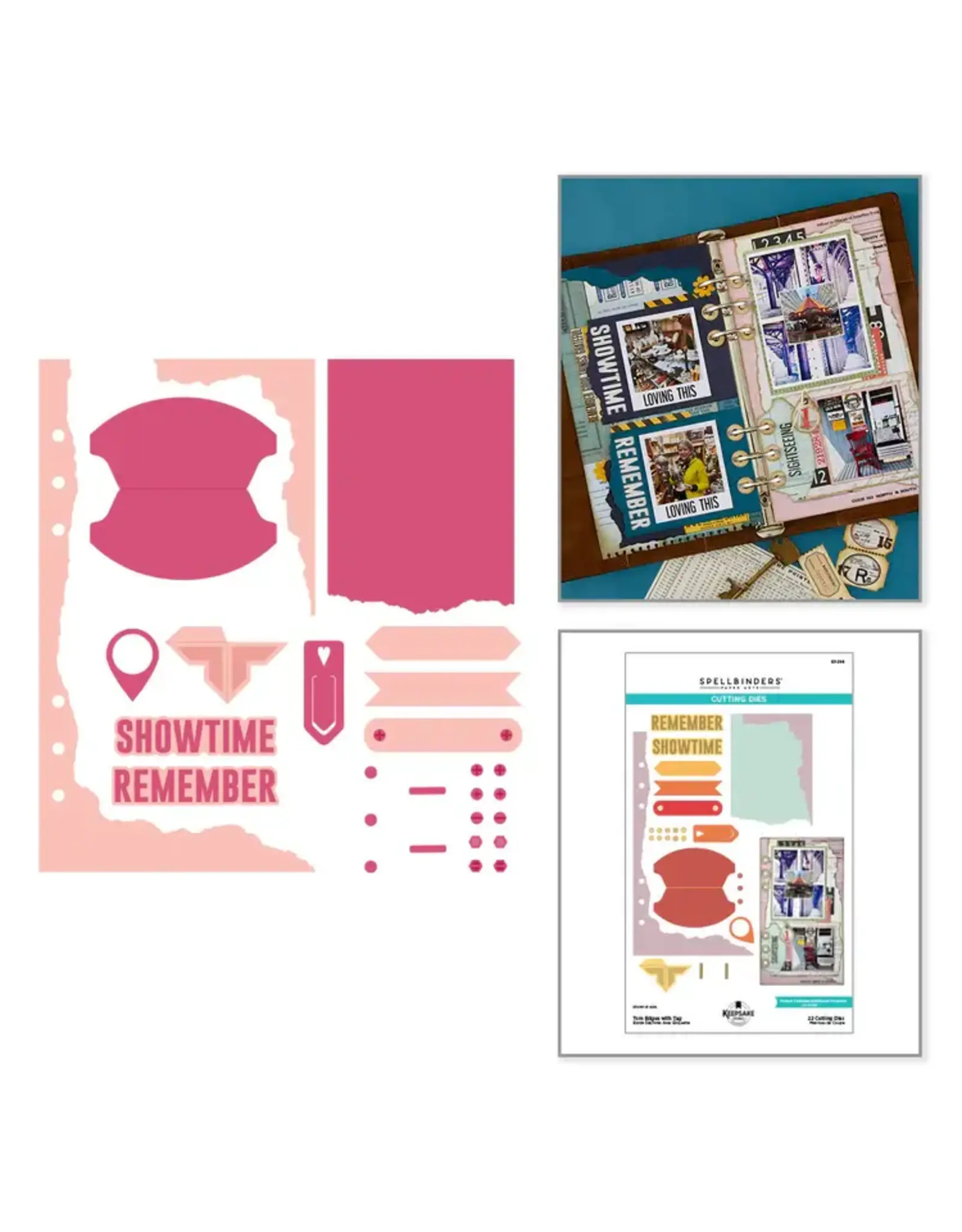 SPELLBINDERS SPELLBINDERS ESTHER GLAS TORN EDGES WITH TAG ETCHED DIE SET