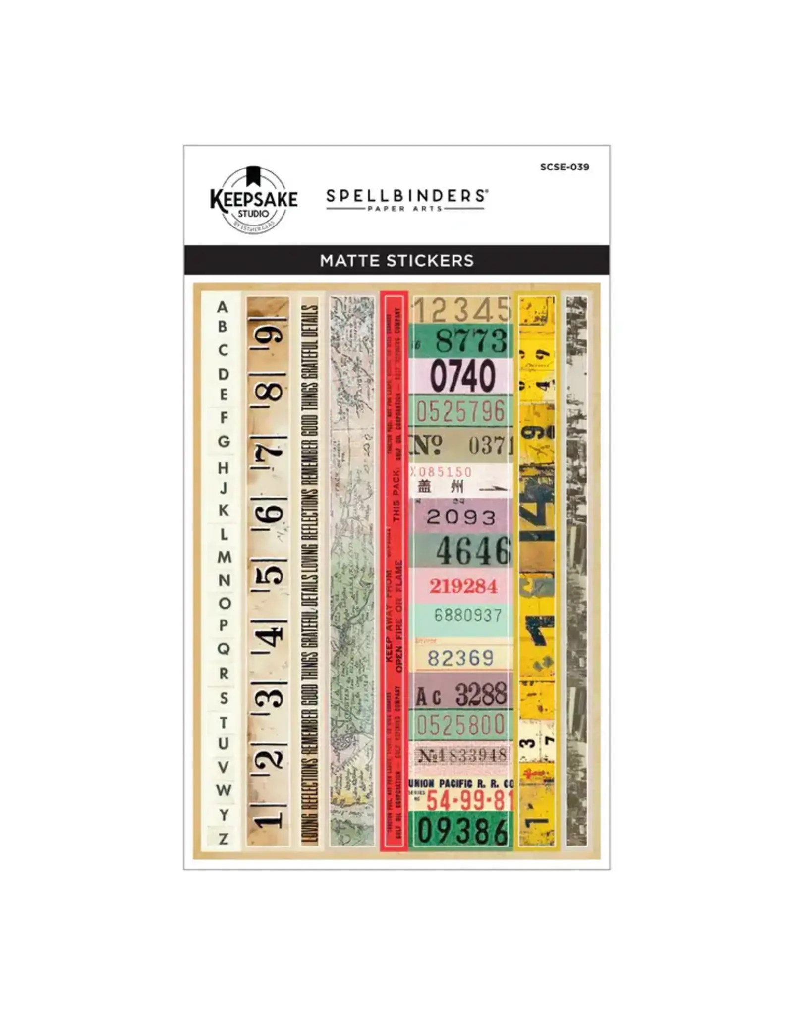 SPELLBINDERS SPELLBINDERS ESTHER GLAS BOOK 10 BORDERS & LABELS STICKERS