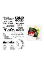 HERO ARTS HERO ARTS SOLID GOLD CLEAR STAMP SET