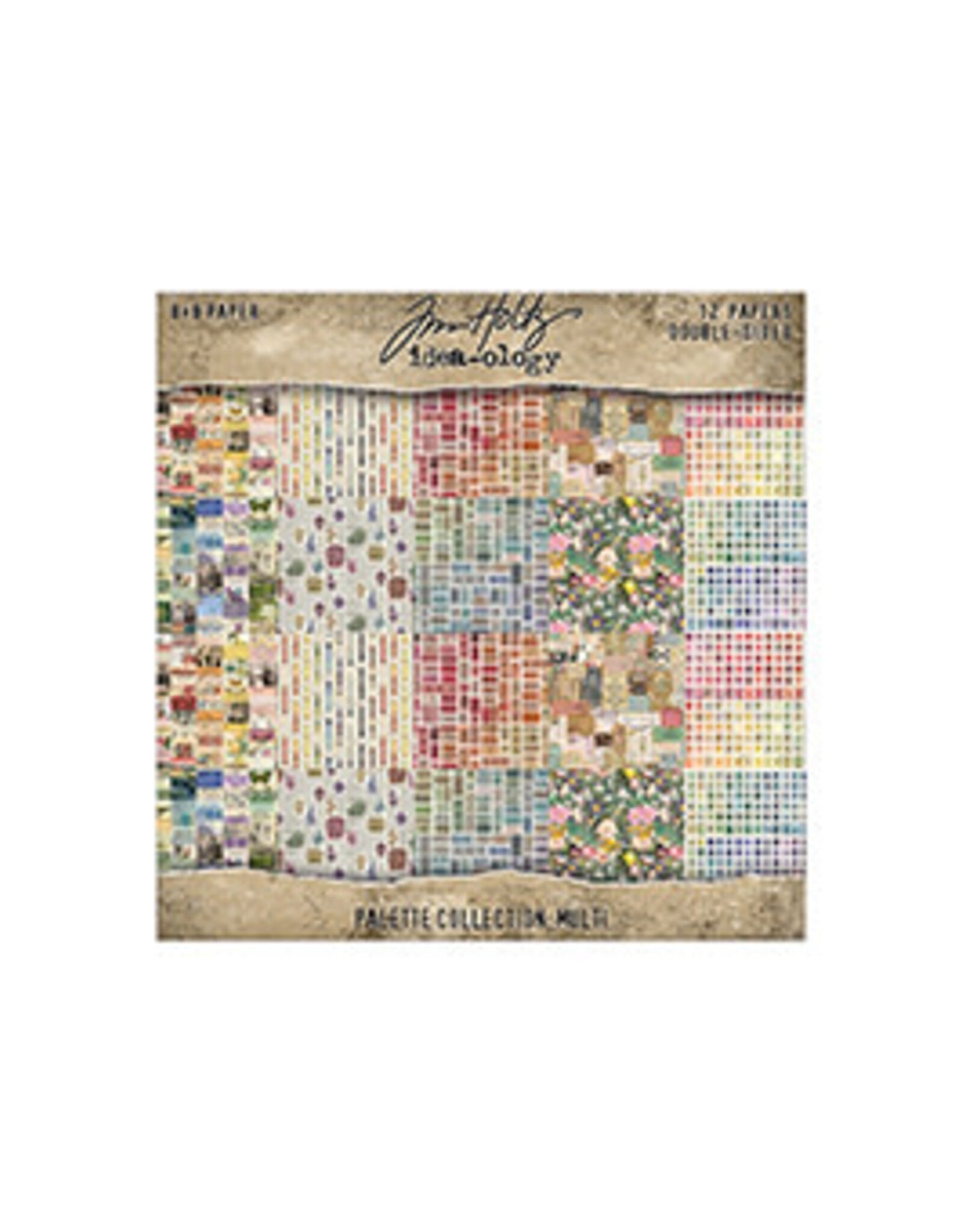 ADVANTUS TIM HOLTZ IDEA-OLOGY PALETTE COLLECTION MULTI 8x8 DOUBLE SIDED CARDSTOCK