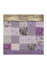 ADVANTUS TIM HOLTZ IDEA-OLOGY PALETTE COLLECTION PURPLE 12x12 DOUBLE SIDED CARDSTOCK