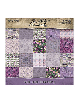 ADVANTUS TIM HOLTZ IDEA-OLOGY PALETTE COLLECTION PURPLE 12x12 DOUBLE SIDED CARDSTOCK