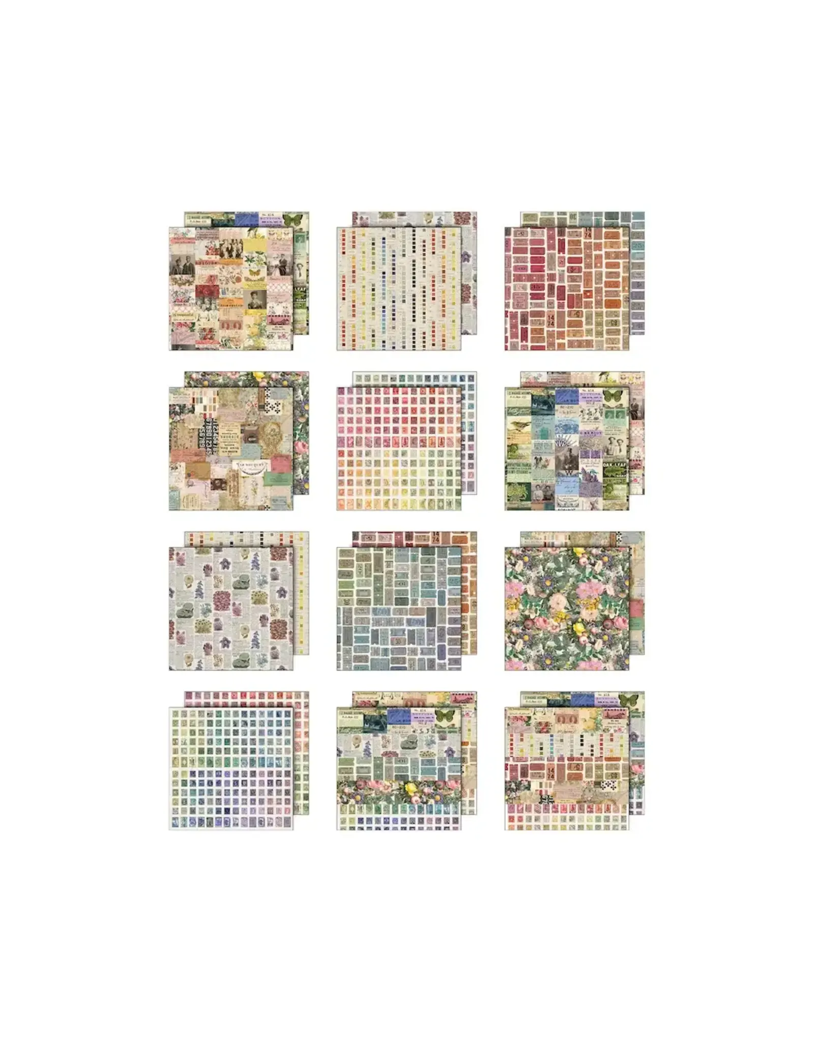 ADVANTUS TIM HOLTZ IDEA-OLOGY PALETTE COLLECTION MULTI 8x8 DOUBLE SIDED CARDSTOCK