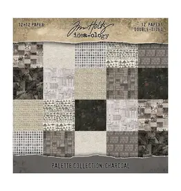 ADVANTUS TIM HOLTZ IDEA-OLOGY PALETTE COLLECTION CHARCOAL 12x12 DOUBLE SIDED CARDSTOCK