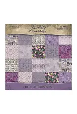 ADVANTUS TIM HOLTZ IDEA-OLOGY PALETTE COLLECTION PURPLE 12x12 DOUBLE SIDED CARDSTOCK