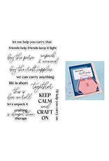 HERO ARTS HERO ARTS KEEP CALM SENTIMENTS CLEAR STAMP SET
