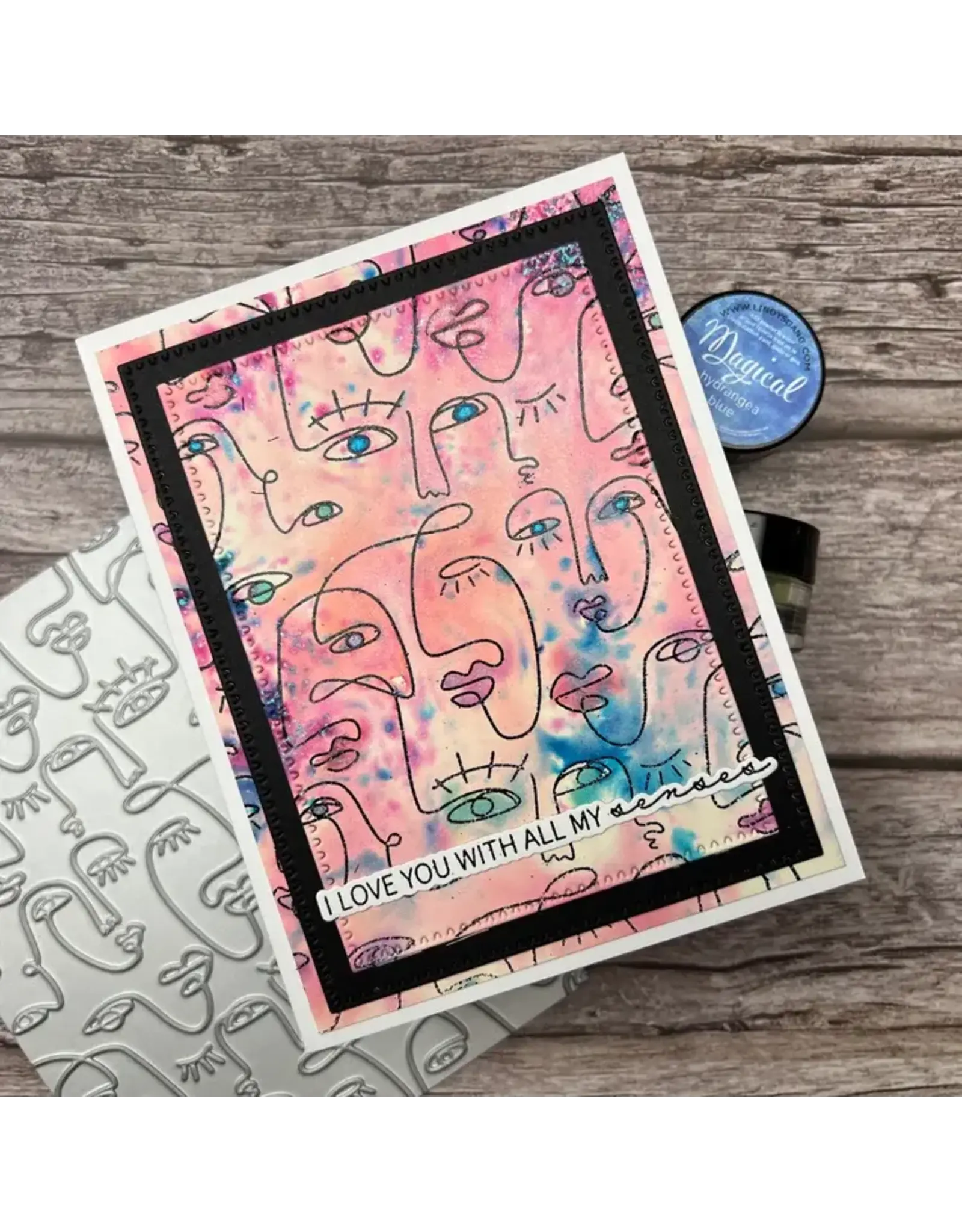 SPELLBINDERS SPELLBINDERS BETTERPRESS JAYCEE GASPAR ALL MY SENSES SENTIMENTS PRESS + FOIL PLATE