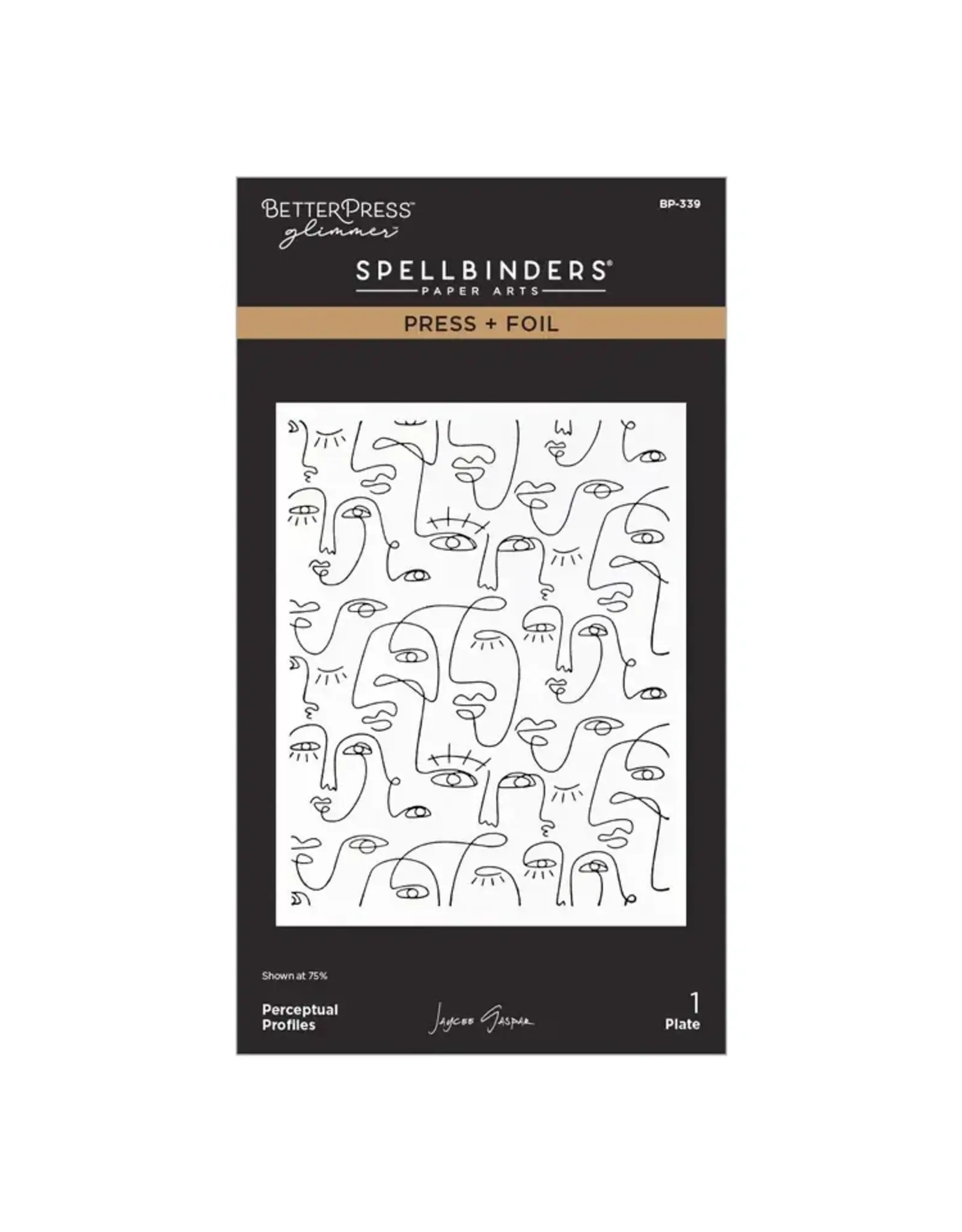 SPELLBINDERS SPELLBINDERS BETTERPRESS JAYCEE GASPAR PERCEPTUAL PROFILES PRESS + FOIL PLATE