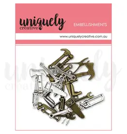 UNIQUELY CREATIVE UNIQUELY CREATIVE TINY TOOL METAL EMBELLISHMENTS