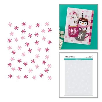 SPELLBINDERS SPELLBINDERS SNOW JOY STENCIL SET
