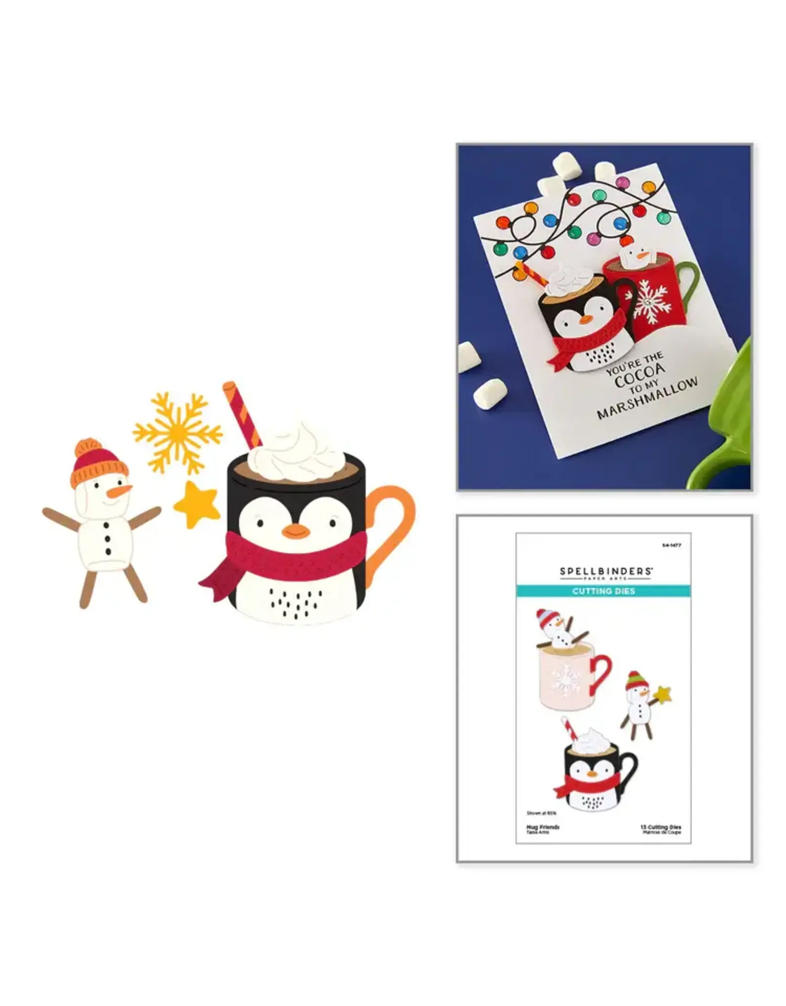 SPELLBINDERS SPELLBINDERS MUG FRIENDS ETCHED DIE SET