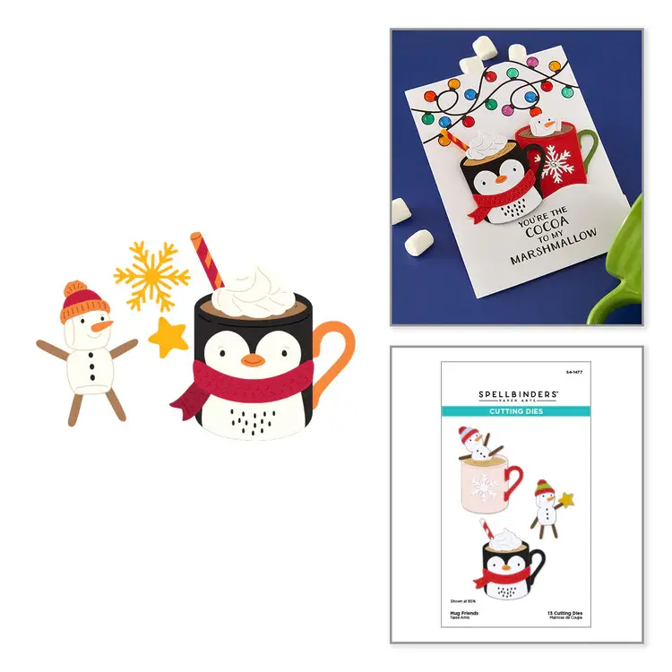 SPELLBINDERS SPELLBINDERS MUG FRIENDS ETCHED DIE SET
