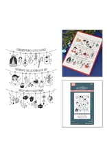 SPELLBINDERS SPELLBINDERS BETTERPRESS DECORATE THE SEASON REGISTRATION PRESS + FOIL PLATE