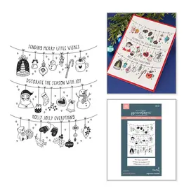 SPELLBINDERS SPELLBINDERS BETTERPRESS DECORATE THE SEASON REGISTRATION PRESS + FOIL PLATE
