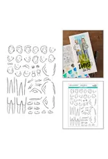 SPELLBINDERS SPELLBINDERS JOSH GRIFFITHS STUDIO ILLUSTRATED MAN CLEAR STAMP SET