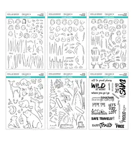 SPELLBINDERS SPELLBINDERS JOSH GRIFFITHS STUDIO STORYBOOK ILLUSTRATIONS I WANT IT ALL! CLEAR STAMP SET BUNDLE