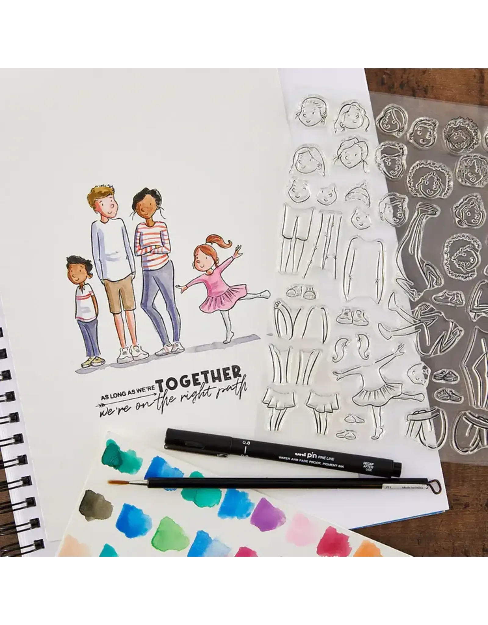 SPELLBINDERS SPELLBINDERS JOSH GRIFFITHS STUDIO STORYBOOK ILLUSTRATIONS I WANT IT ALL! CLEAR STAMP SET BUNDLE