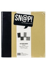 SIMPLE STORIES SIMPLE STORIES SN@P! BLACK BINDER ALBUM 6X8