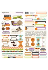 SIMPLE STORIES SIMPLE STORIES SAY CHEESE HALLOWEEN 12x12 CARDSTOCK STICKERS