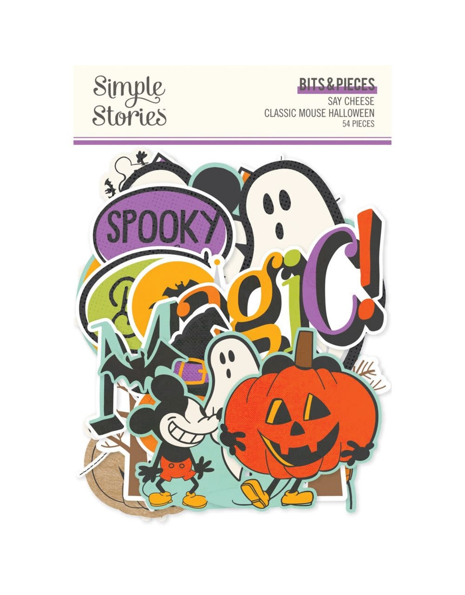 SIMPLE STORIES SIMPLE STORIES SAY CHEESE HALLOWEEN BITS & PIECES 54/PK