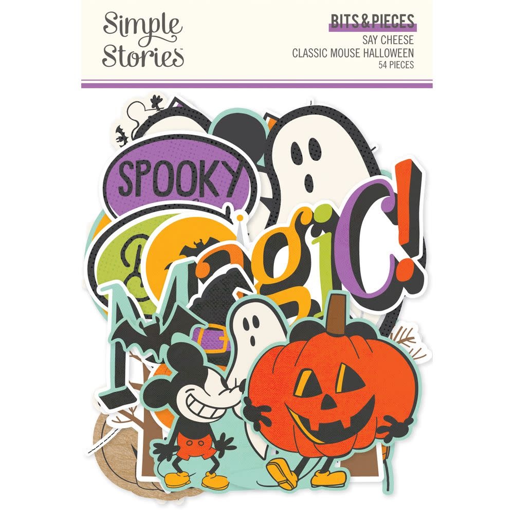 SIMPLE STORIES SIMPLE STORIES SAY CHEESE HALLOWEEN BITS & PIECES 54/PK