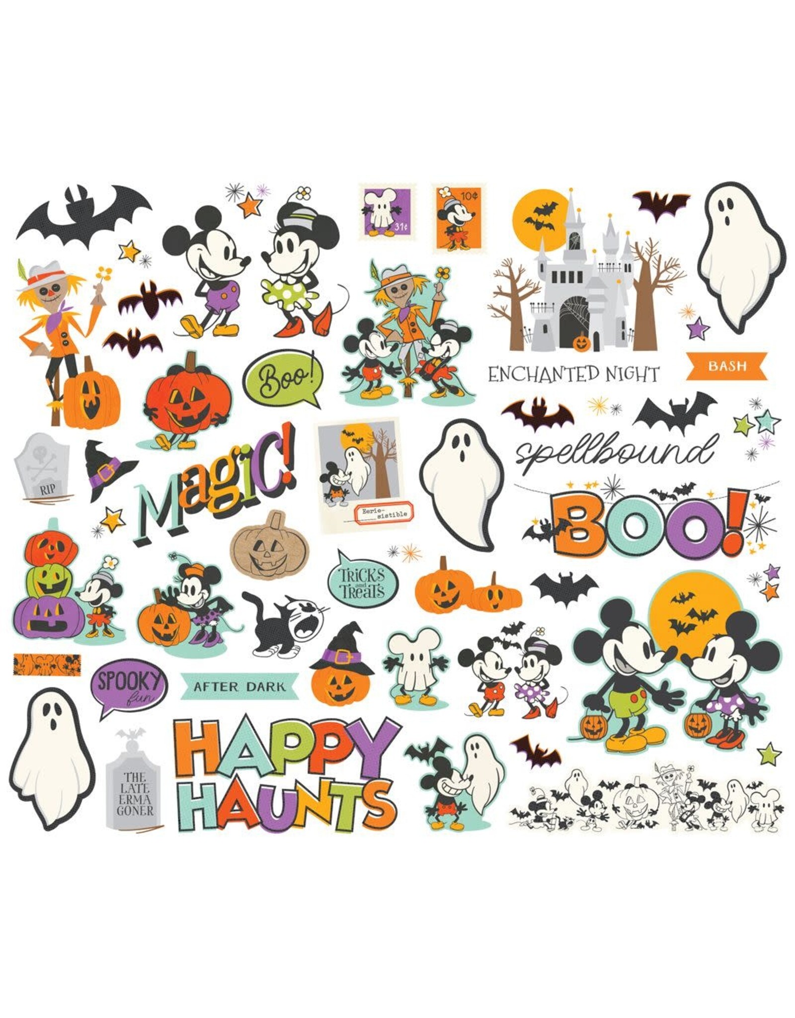 SIMPLE STORIES SIMPLE STORIES SAY CHEESE HALLOWEEN BITS & PIECES 54/PK