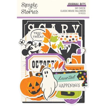 SIMPLE STORIES SIMPLE STORIES SAY CHEESE HALLOWEEN JOURNAL BITS & PIECES 78/PK