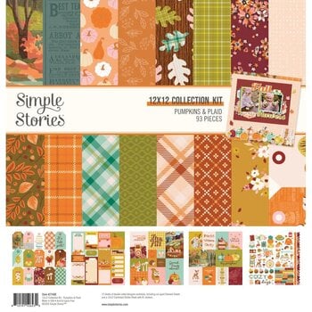 SIMPLE STORIES SIMPLE STORIES PUMPKINS & PLAID 12x12 COLLECTION KIT