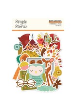 SIMPLE STORIES SIMPLE STORIES PUMPKINS & PLAID BITS & PIECES 104/PK