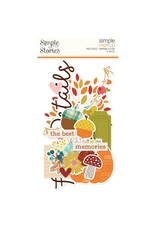 SIMPLE STORIES SIMPLE STORIES SIMPLE PAGES PUMPKINS & PLAID PAGE PIECES 15/PK