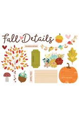 SIMPLE STORIES SIMPLE STORIES SIMPLE PAGES PUMPKINS & PLAID PAGE PIECES 15/PK