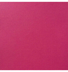 ENCORE PAPER ENCORE PAPER CANVAS TEXTURE HOT PINK CARDSTOCK 12x12