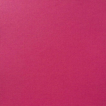 ENCORE PAPER ENCORE PAPER CANVAS TEXTURE HOT PINK CARDSTOCK 12x12