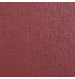 ENCORE PAPER ENCORE PAPER CANVAS TEXTURE RED WINE CARDSTOCK 12x12