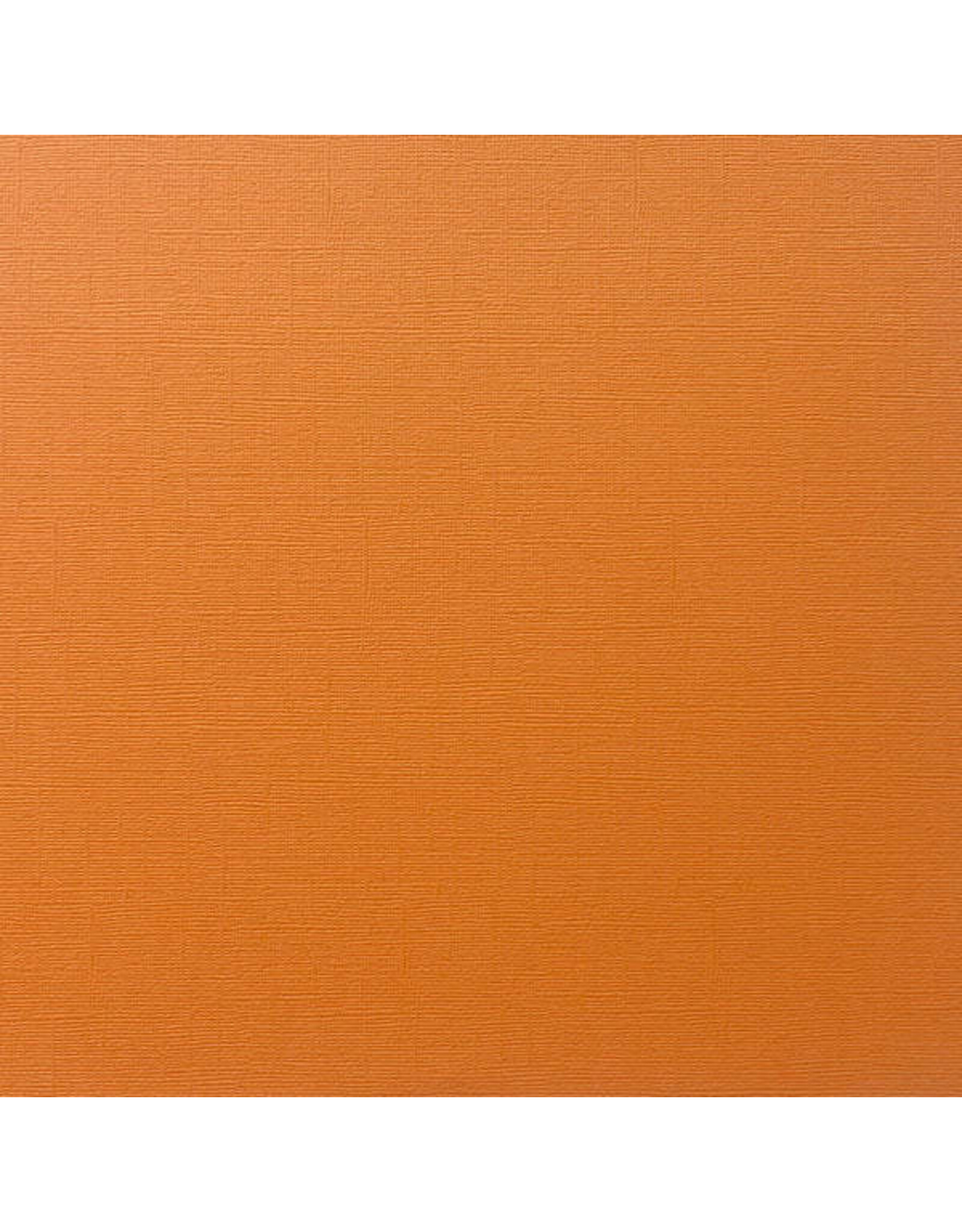 ENCORE PAPER ENCORE PAPER CANVAS TEXTURE ORANGE TAFFY CARDSTOCK 12x12