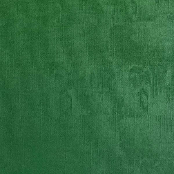 ENCORE PAPER ENCORE PAPER CANVAS TEXTURE FOREST GREEN CARDSTOCK 12x12