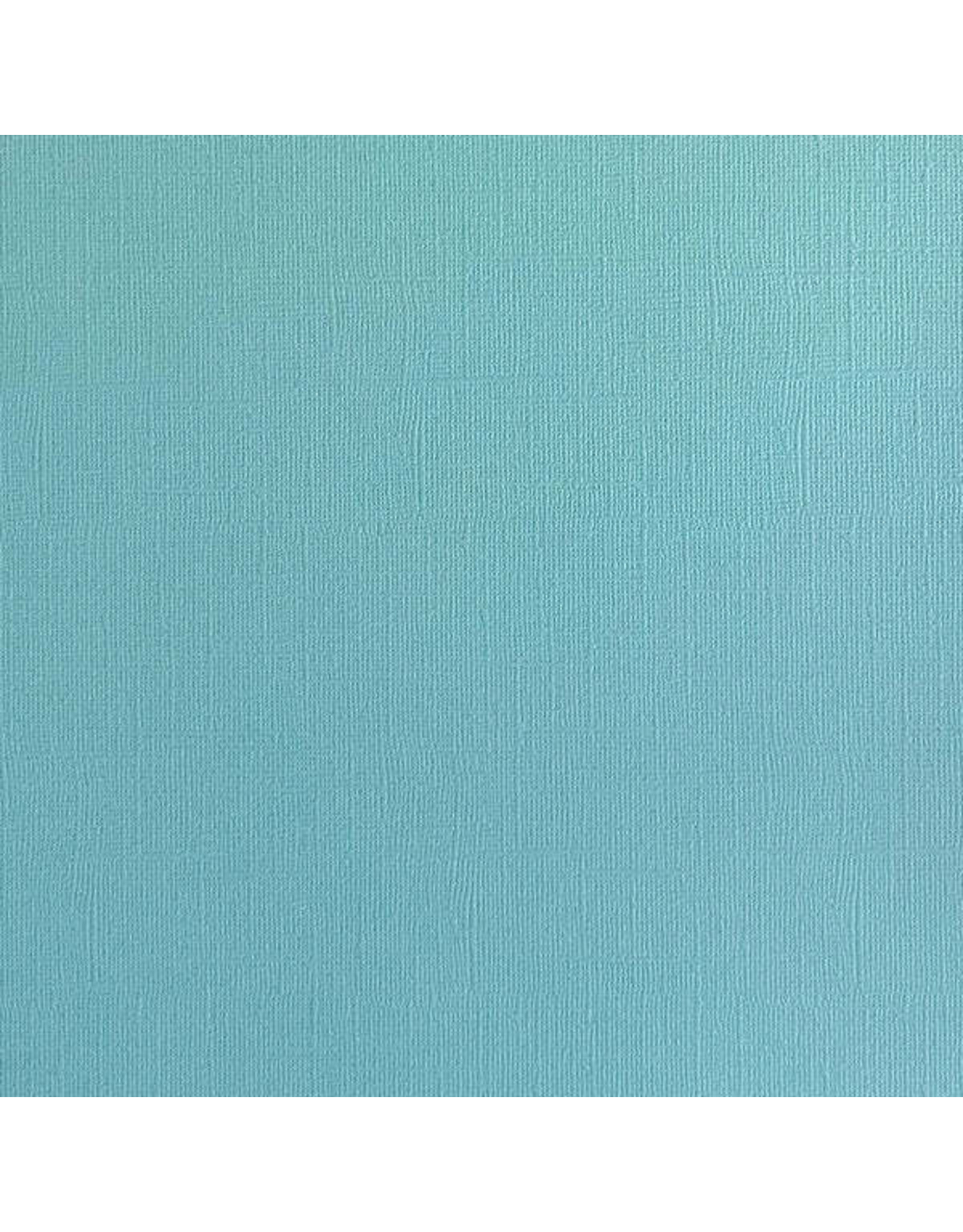 ENCORE PAPER ENCORE PAPER CANVAS TEXTURE SEA MIST CARDSTOCK 12x12