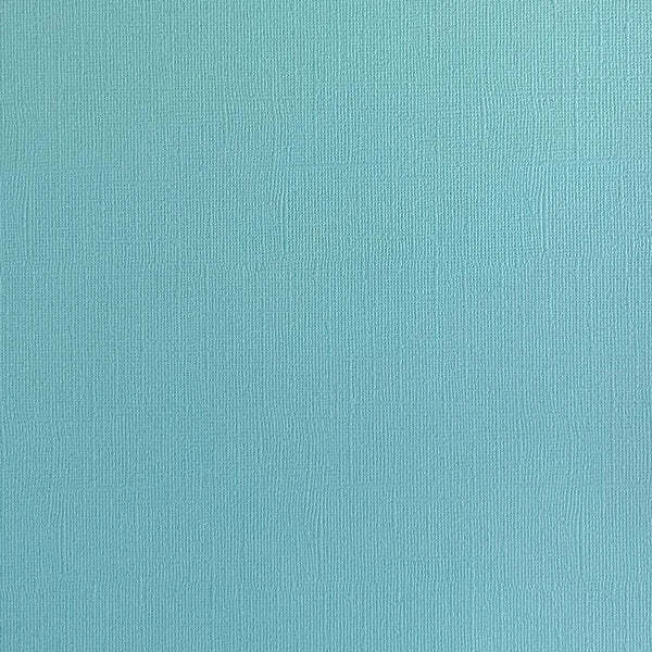 ENCORE PAPER ENCORE PAPER CANVAS TEXTURE SEA MIST CARDSTOCK 12x12