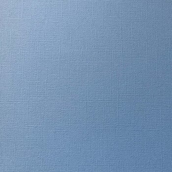 ENCORE PAPER ENCORE PAPER CANVAS TEXTURE BLUE SKY CARDSTOCK 12x12