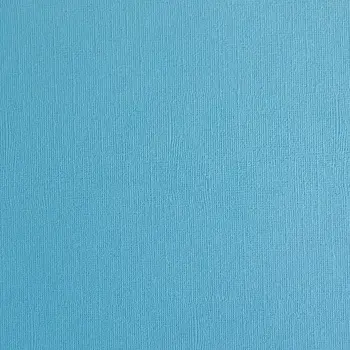 ENCORE PAPER ENCORE PAPER CANVAS TEXTURE BLUE TOPAZ CARDSTOCK 12x12
